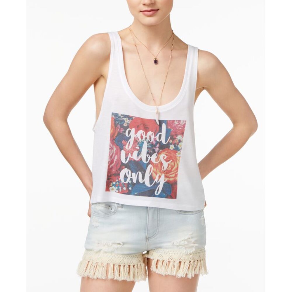 Kid Dangerous Good Vibes Only Graphic Tank Top
